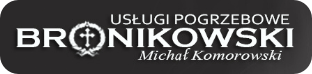 Bronikowski Usługi pogrzebowe Michał Komorowski Logo